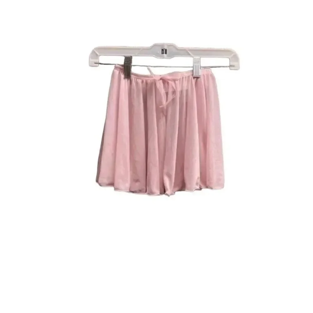 Capezio girls pink sheer ballet skirt/tutu size large